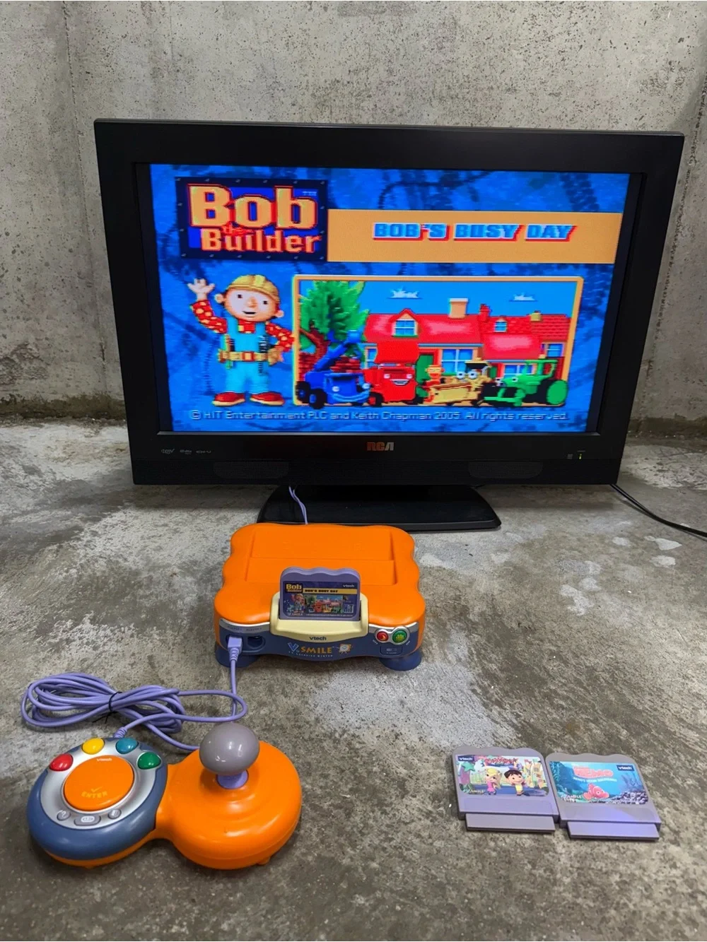 VTech V Smile Learning System Bundle 3 Games Tested